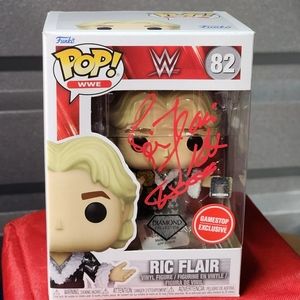 WWE Ric Flair Signed Funko Pop 82